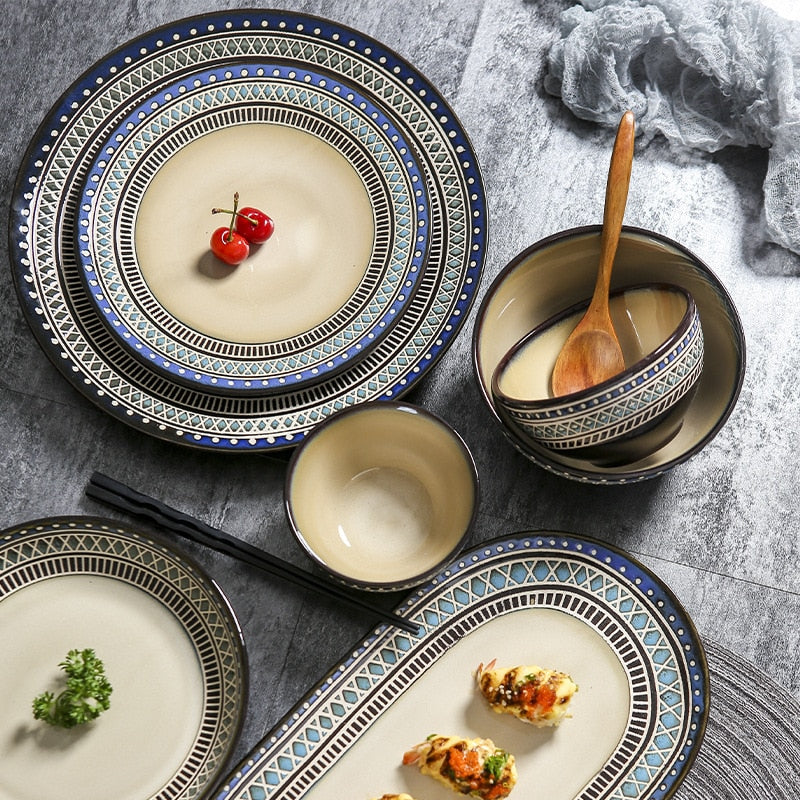 European and American Ceramic Tableware Dinner set