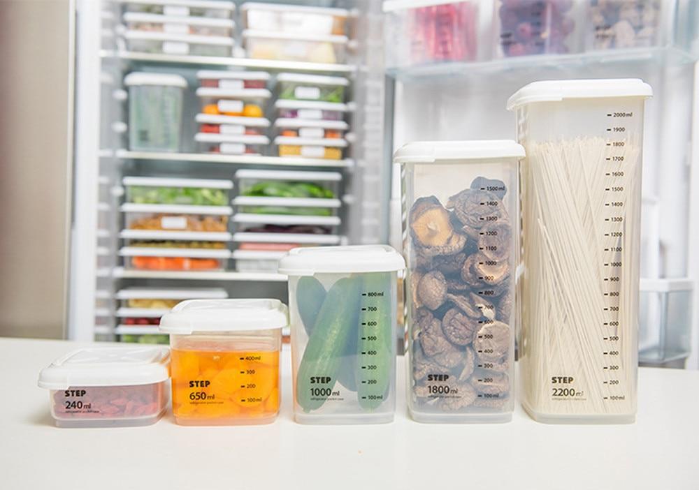 Kitchen Food Storage Box Airtight Plastic Containers - mishiKart
