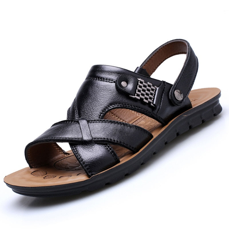 Men's Summer Sandals Genuine Leather Casual Fashion