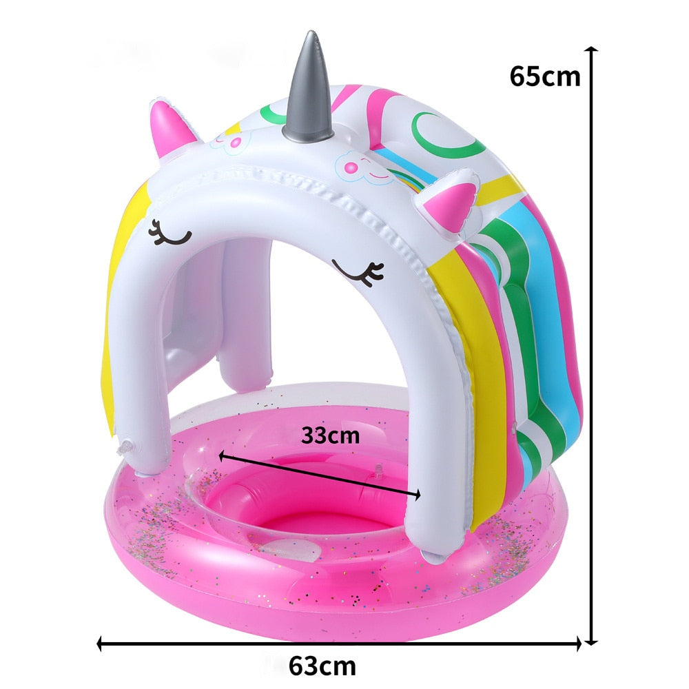 Inflatable Float Swimming Pool Ring Baby Infant Seat
