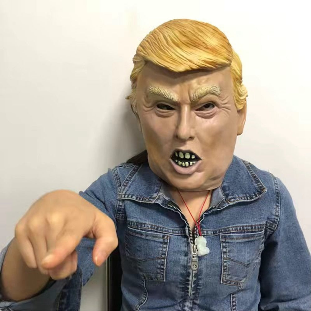 Halloween Latex Celebrity Donald Trump Halloween Cosplay Masks Costume