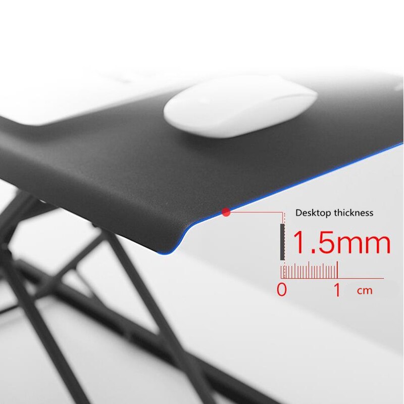 Teds High Quality Pneumatic Lifting Laptop Computer Table Metal