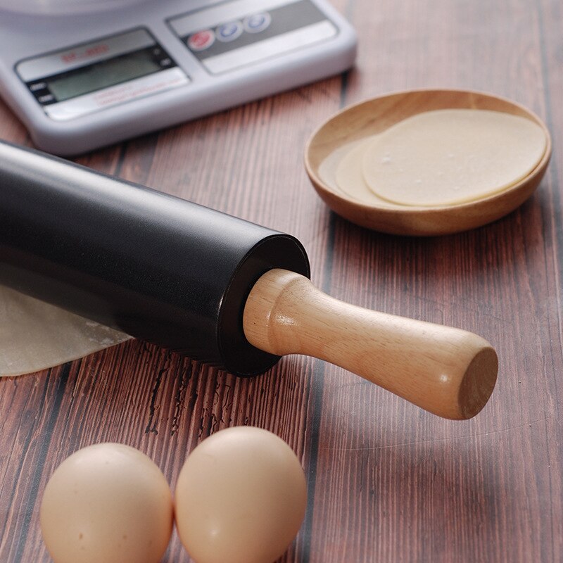 Non-Sticky Steel Rolling Pin Roller Roll Stick Belan