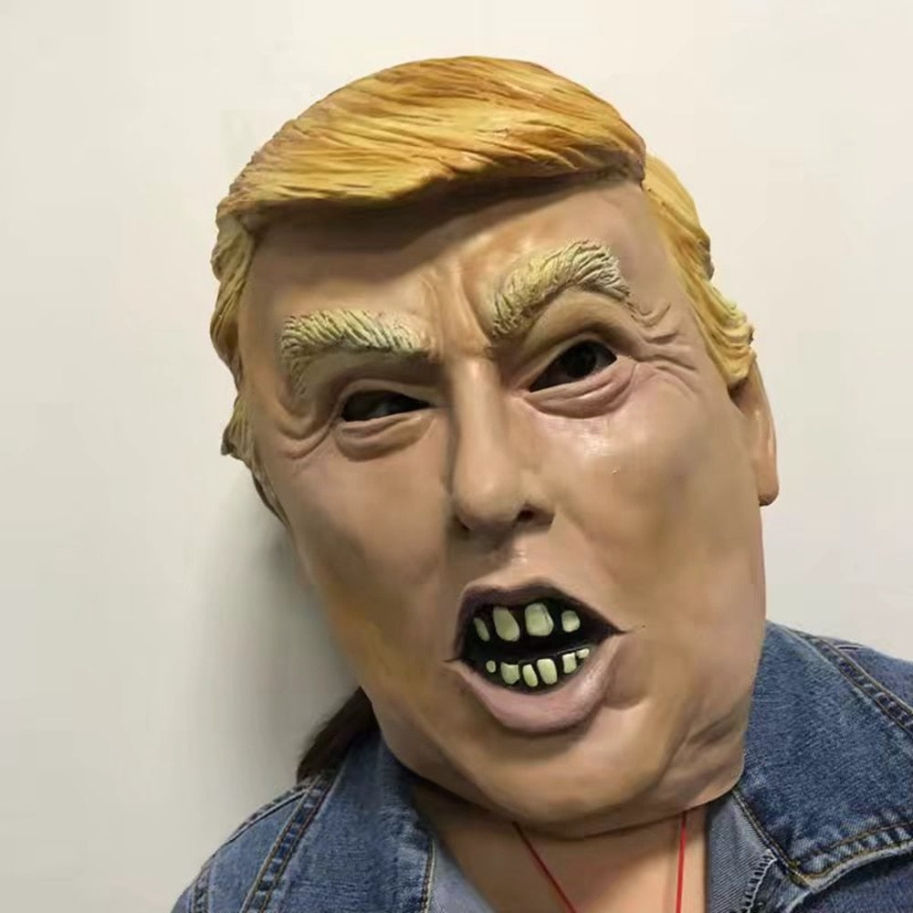 Halloween Latex Celebrity Donald Trump Halloween Cosplay Masks Costume