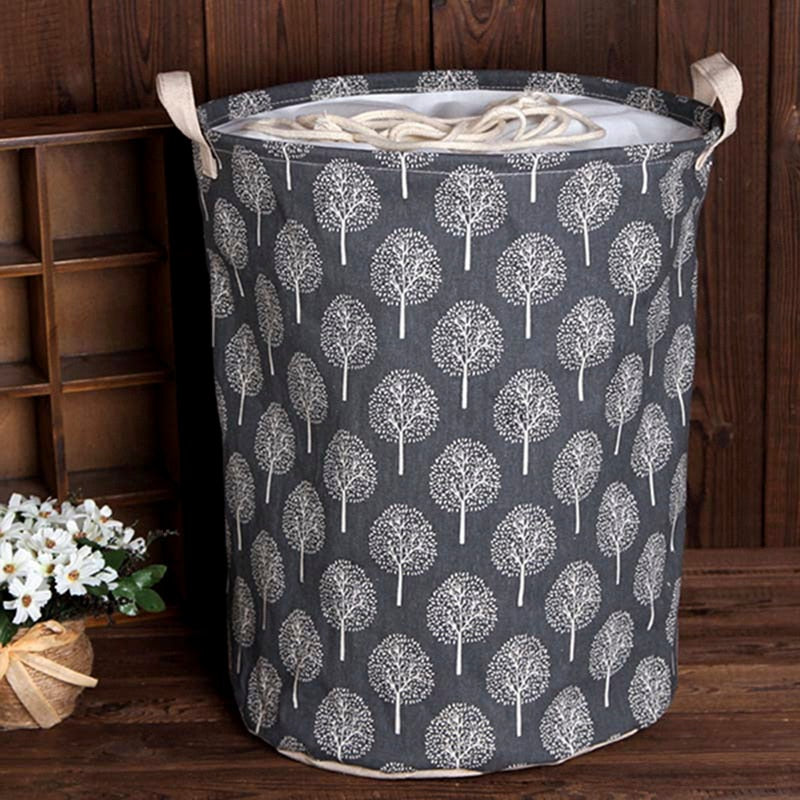 Folding Laundry Basket Storage Bucket Organizer