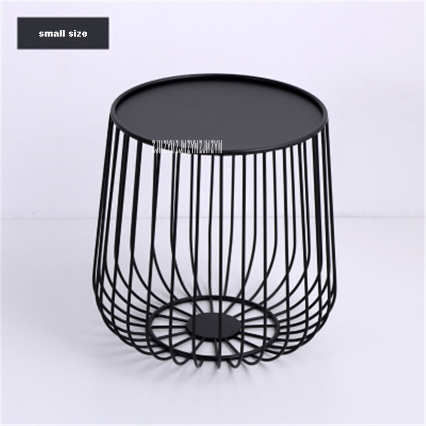 Pumpkin Shape Storage Round Coffee Tea Table Side Table
