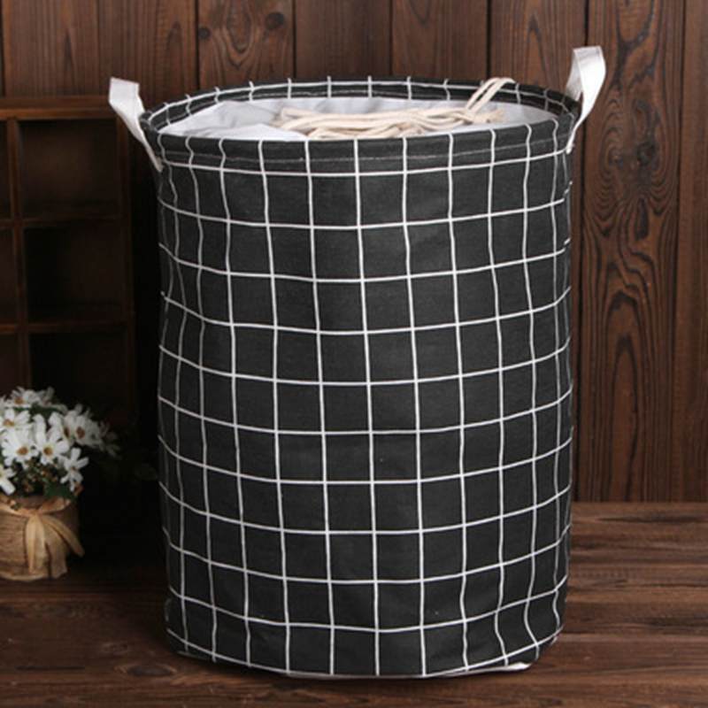 Folding Laundry Basket Storage Bucket Organizer
