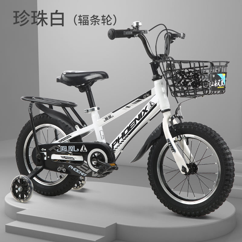 Phoenix Children's Bike 3-5-6-7-10-year-old stroller boys and girls 12-18 inch baby stroller