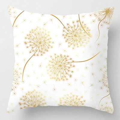Gold Leaf Cushion Plant Leaf Pillow