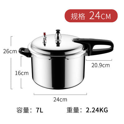 Pressure Cooker with Induction Base Gas Cooker