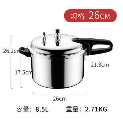 Pressure Cooker with Induction Base Gas Cooker