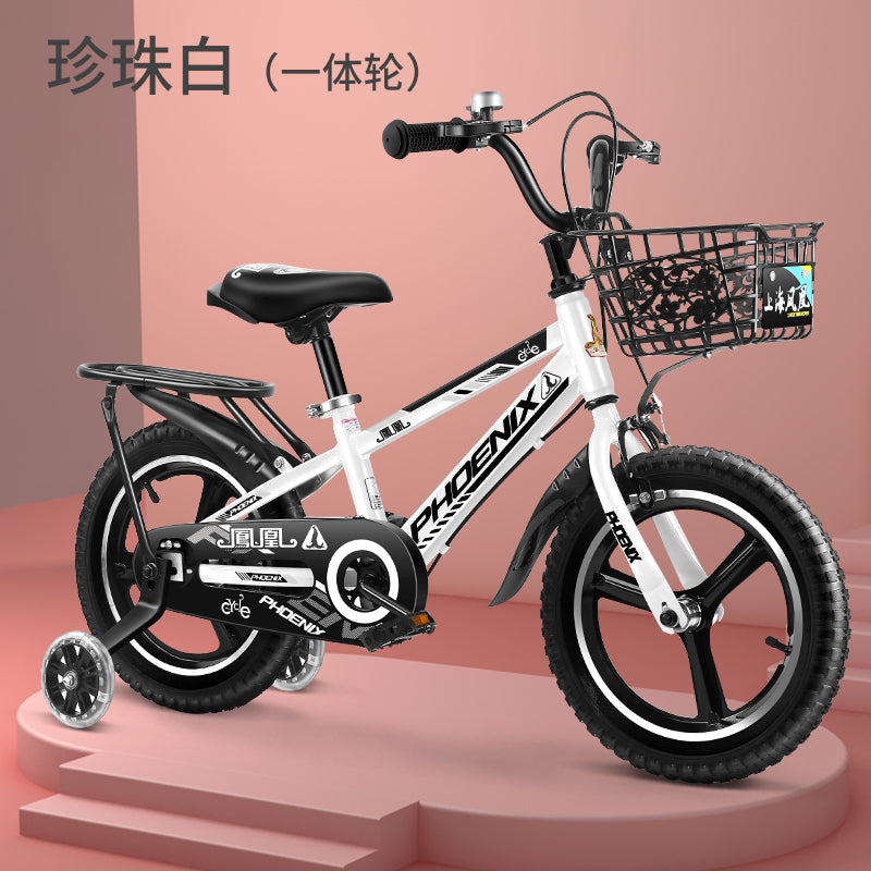 Phoenix Children's Bike 3-5-6-7-10-year-old stroller boys and girls 12-18 inch baby stroller