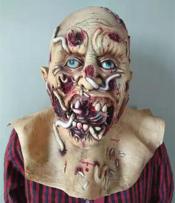 Halloween Horror Mask Latex Scary Mask Cosplay Party Mask Face Horror Ghost Mask