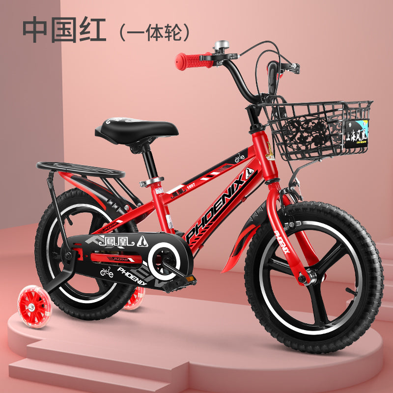 Phoenix Children's Bike 3-5-6-7-10-year-old stroller boys and girls 12-18 inch baby stroller