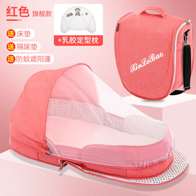 Breathable Portable Sleeping Baby Bed Crib Mosquito Nest For Newborns