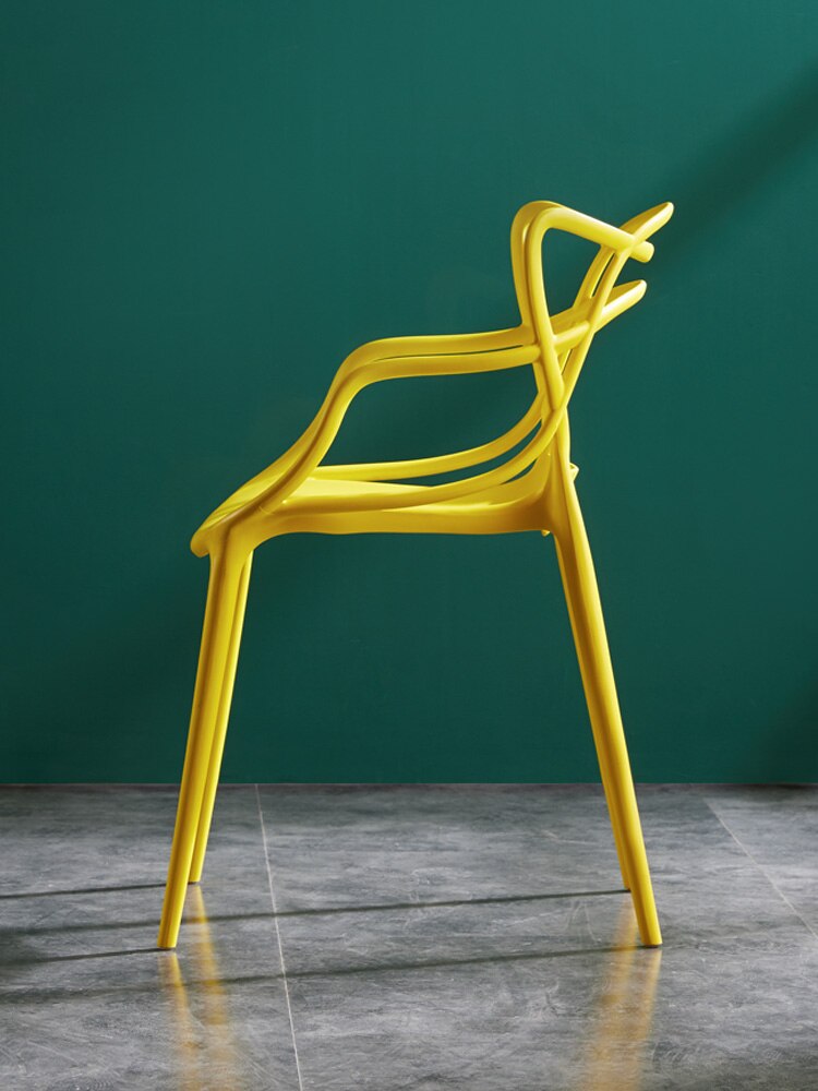 Nordic Creative Dining Chair with Backrest for Living Room & Bedroom