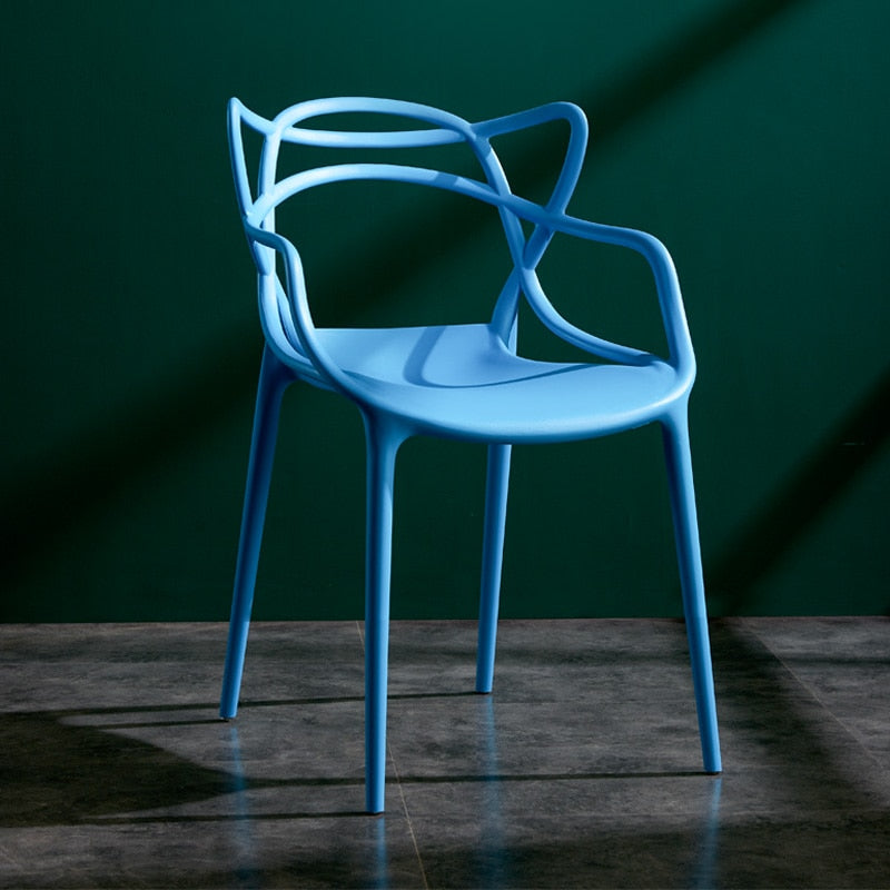 Nordic Creative Dining Chair with Backrest for Living Room & Bedroom