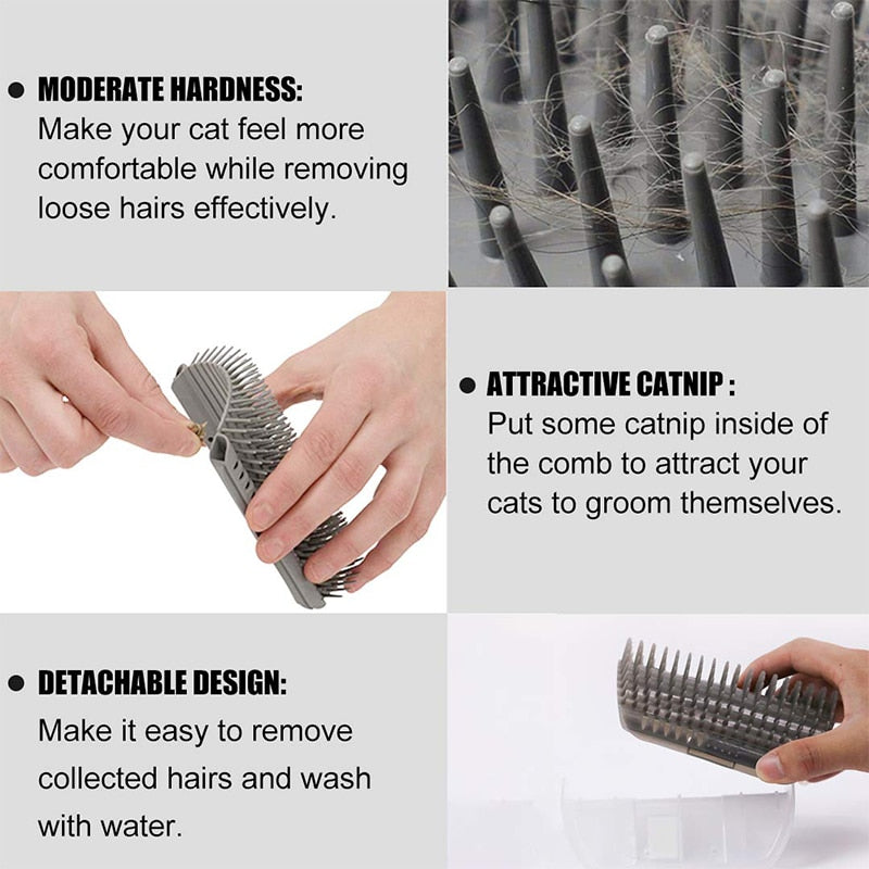 Pet Comb Cat Corner Scratching Pet Hair Brush