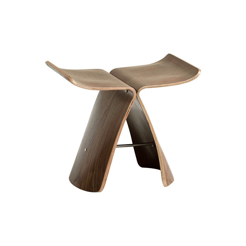Solid Wood Butterfly Stool