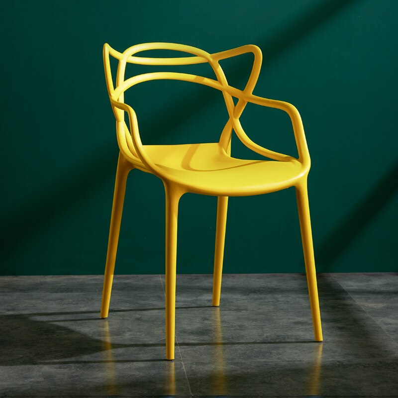 Nordic Creative Dining Chair with Backrest for Living Room & Bedroom