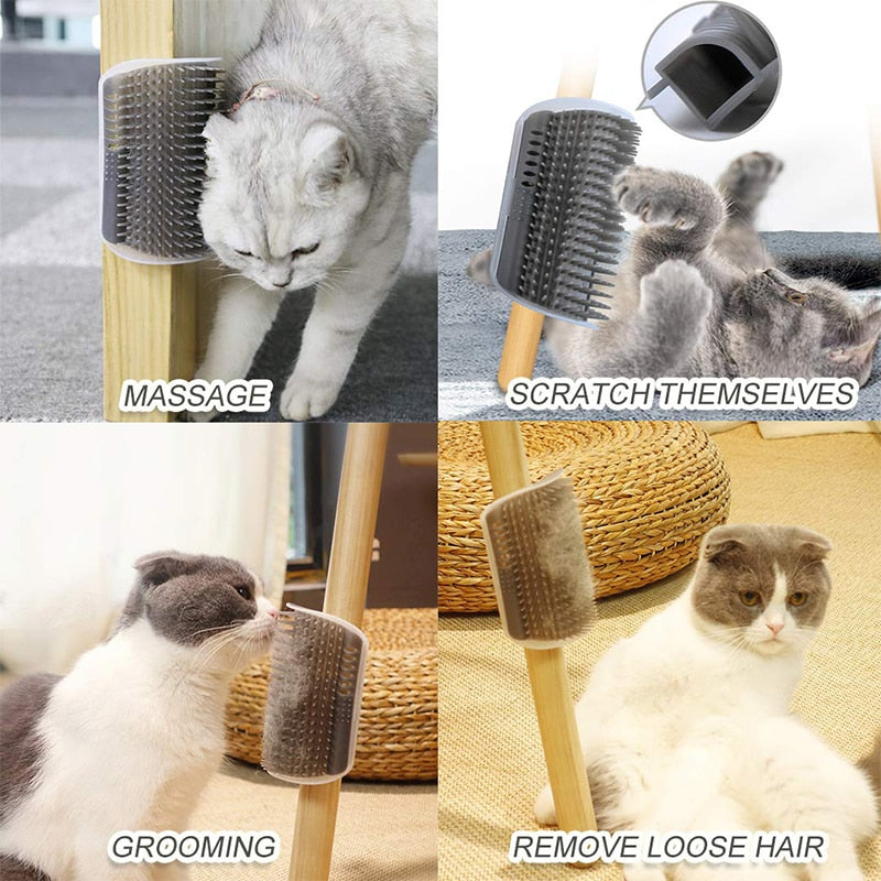 Pet Comb Cat Corner Scratching Pet Hair Brush