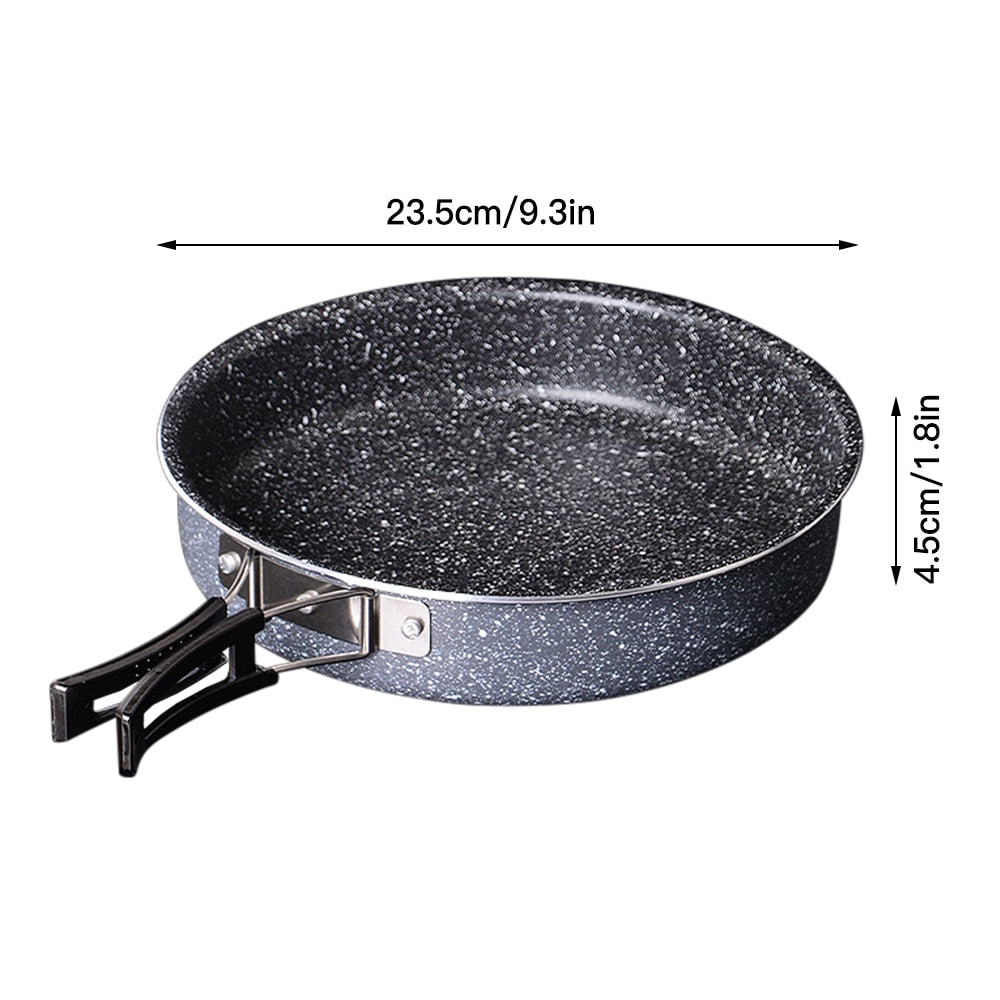 Lightweight Nonstick Frying Pan For Kitchen & Outdoor Camping Hiking