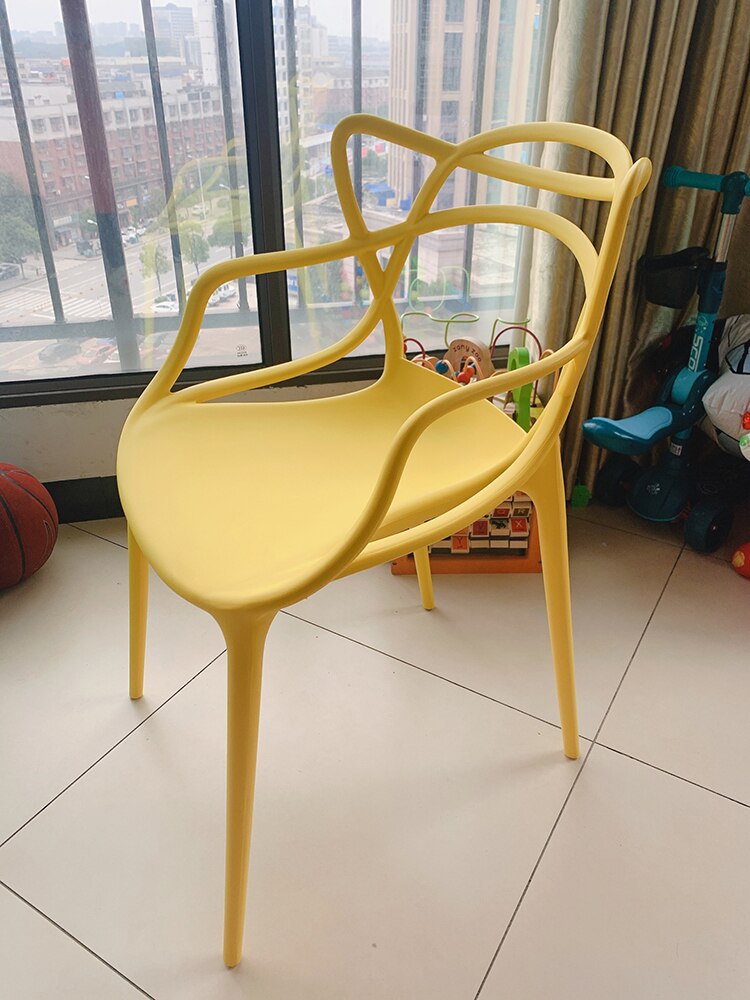 Nordic Creative Dining Chair with Backrest for Living Room & Bedroom