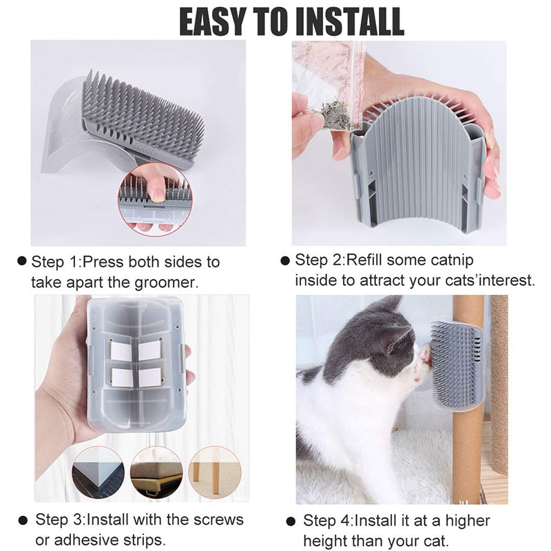 Pet Comb Cat Corner Scratching Pet Hair Brush