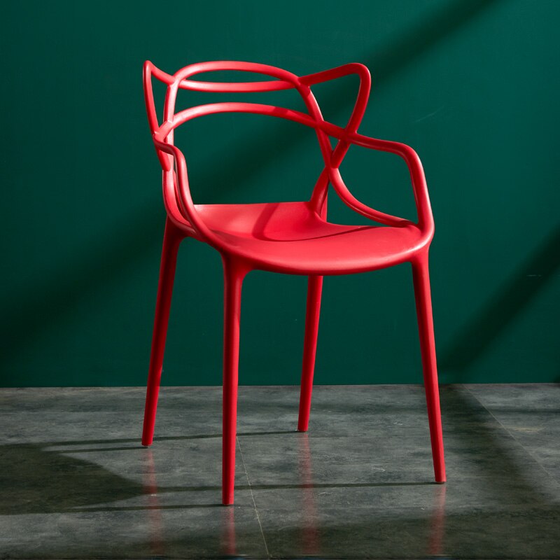 Nordic Creative Dining Chair with Backrest for Living Room & Bedroom