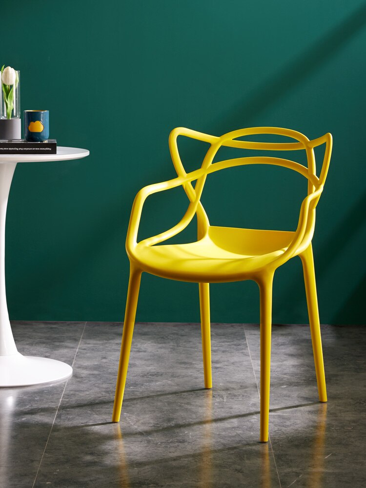 Nordic Creative Dining Chair with Backrest for Living Room & Bedroom
