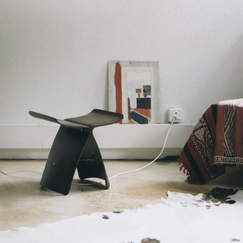 Solid Wood Butterfly Stool