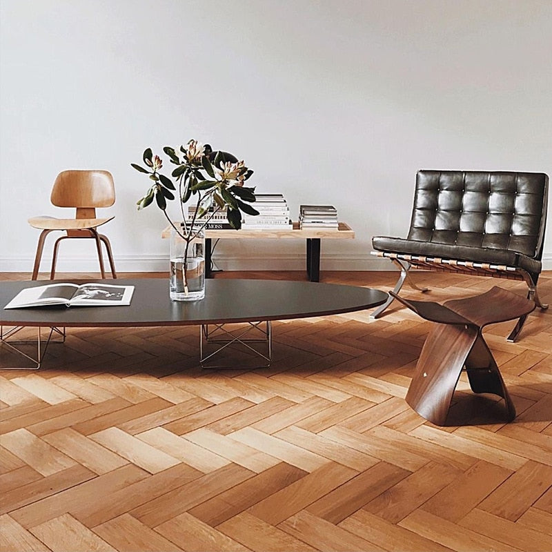 Solid Wood Butterfly Stool