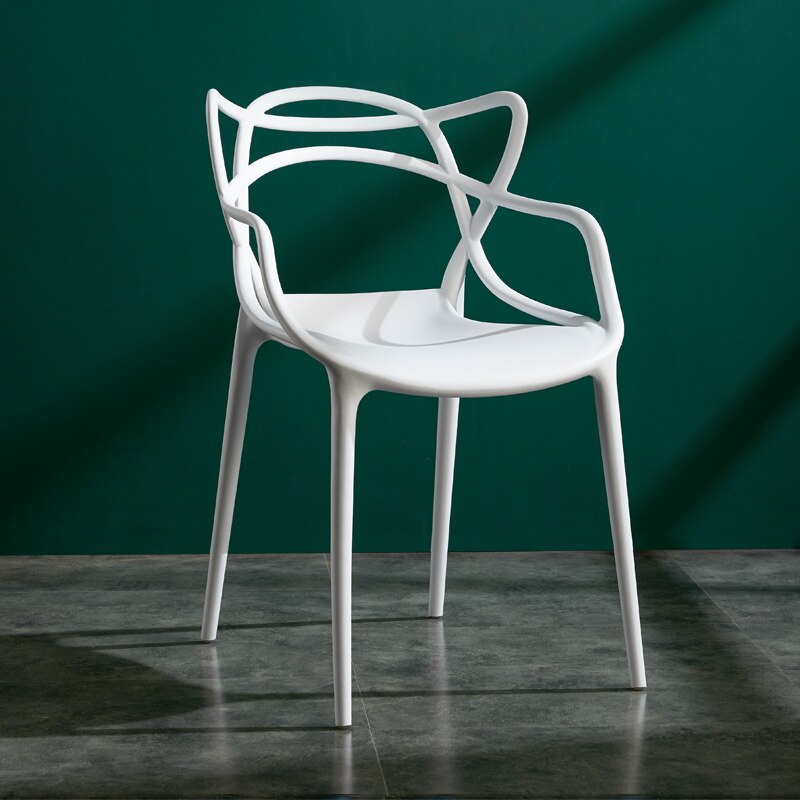 Nordic Creative Dining Chair with Backrest for Living Room & Bedroom