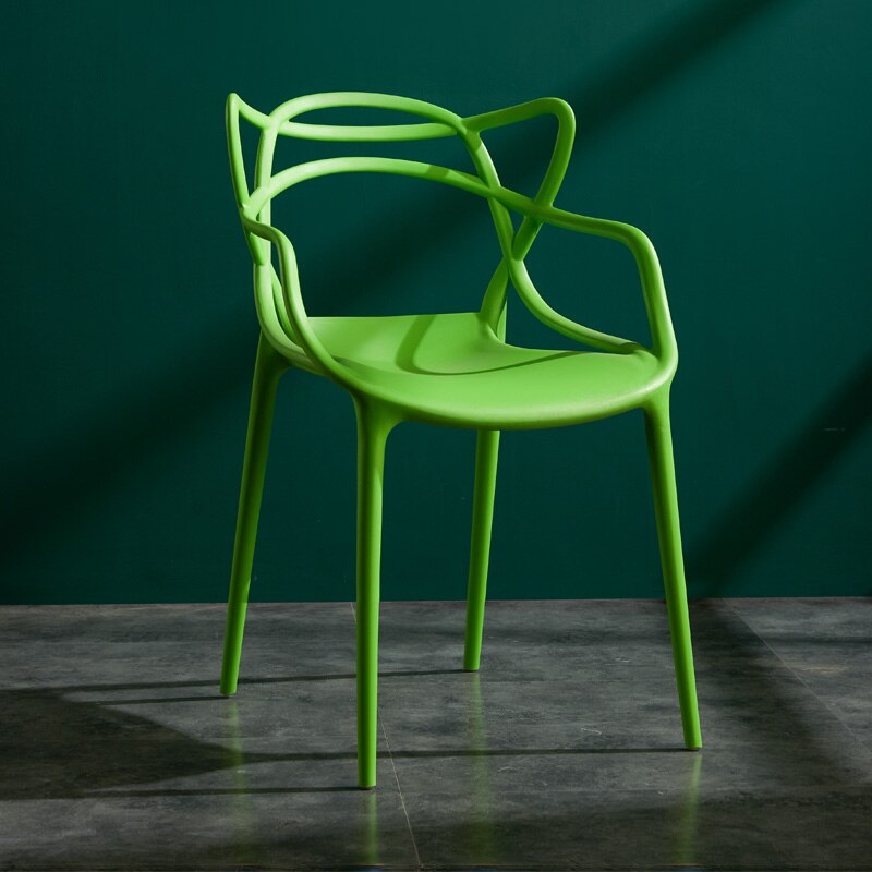 Nordic Creative Dining Chair with Backrest for Living Room & Bedroom