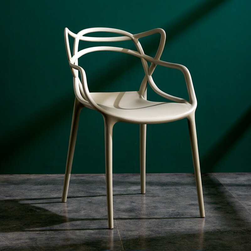 Nordic Creative Dining Chair with Backrest for Living Room & Bedroom