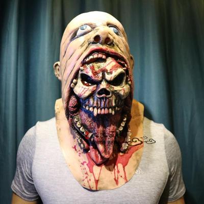 Halloween Horror Mask Latex Scary Mask Cosplay Party Mask Face Horror Ghost Mask
