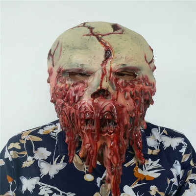 Halloween Horror Mask Latex Scary Mask Cosplay Party Mask Face Horror Ghost Mask