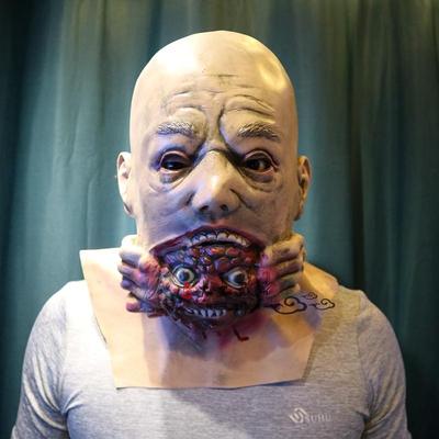 Halloween Horror Mask Latex Scary Mask Cosplay Party Mask Face Horror Ghost Mask