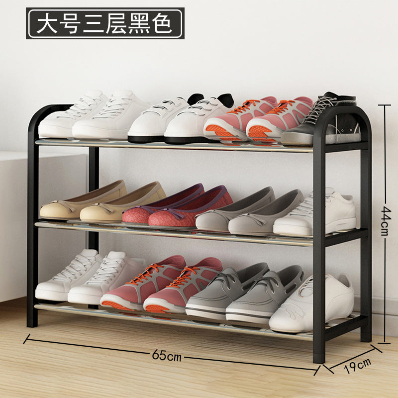 Multi-layer Shoe Rack Steel Pipe Storage Shelf