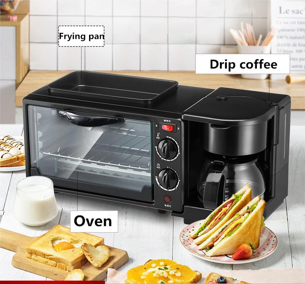 Multifunctional Three in One Breakfast Oven Toaster Frying Pan - mishiKart