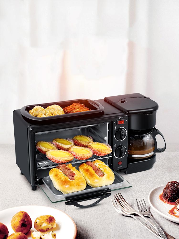 Multifunctional Three in One Breakfast Oven Toaster Frying Pan - mishiKart