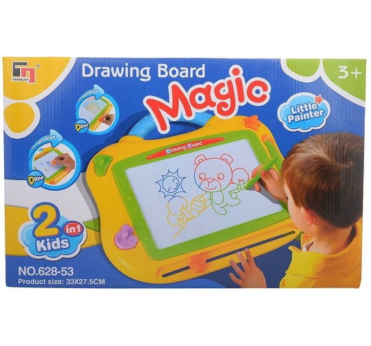 Magic Drawing Board for Kids age 3Y+ (Yellow)
