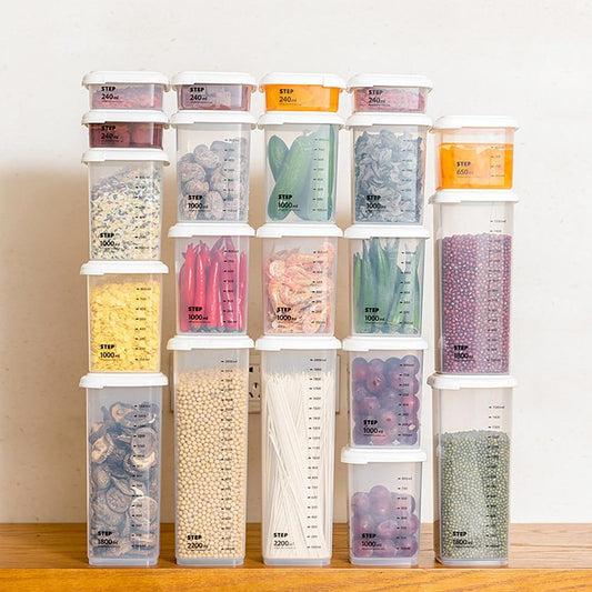 Kitchen Food Storage Box Airtight Plastic Containers - mishiKart
