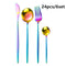 Gold Cutlery Set Stainless Steel Dinnerware Silverware Knife Fork Spoon