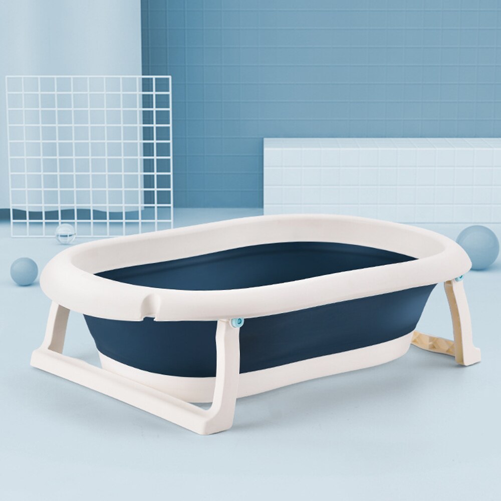 Newborn Baby Folding Bath Tub Baby Swim Tubs Non-Slip