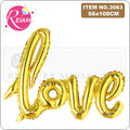 Love Letter Foil Balloons Party Decoration