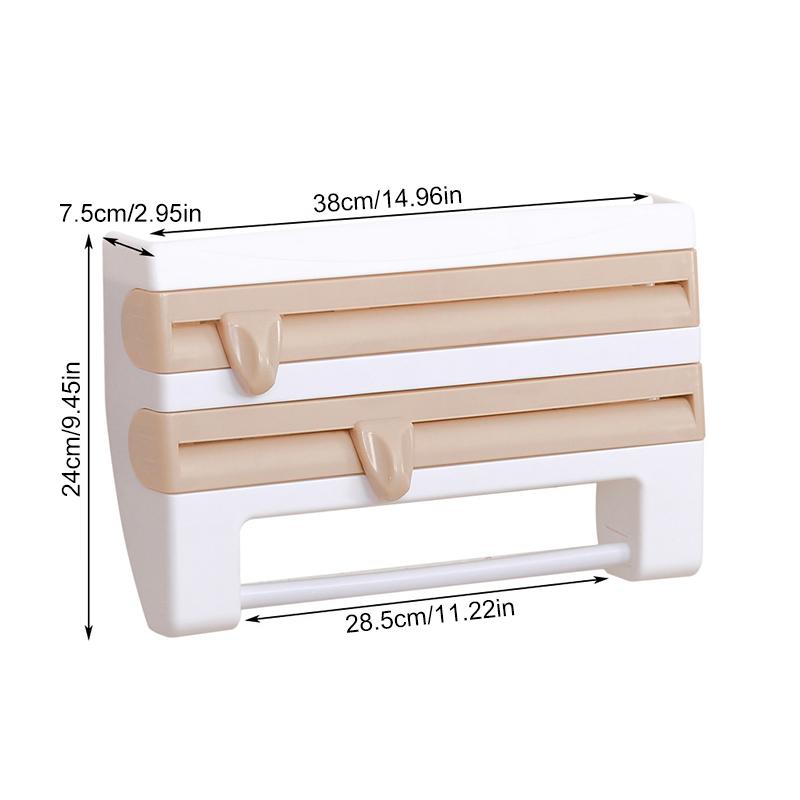 Paper Towel Holder Storage Rack Kitchen Organizer Dispenser