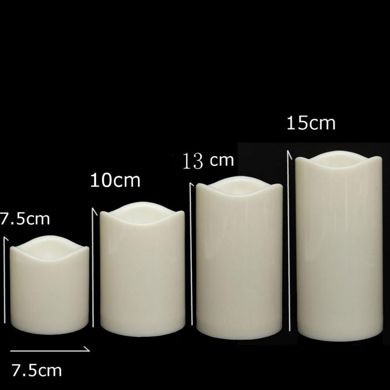 Pack of 2 Flameless LED Candles For Decoration