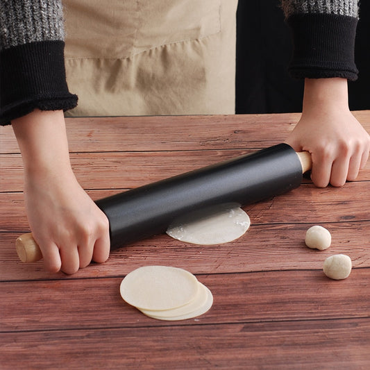 Non-Sticky Steel Rolling Pin Roller Roll Stick Belan