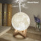 Aroma Air Humidifier With 3D Moon Lamp Light Essential Oil Air Diffuser Mist